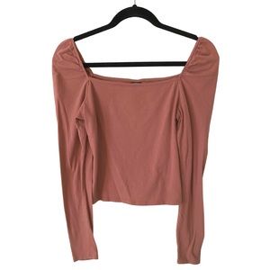 Wild Fable Cropped Long Sleeve Top